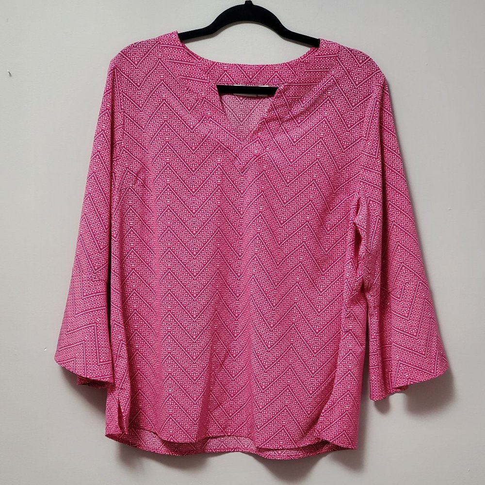 Kim Rogers pink top. Size XL